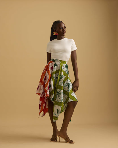 Ewa Midi Skirt for Women